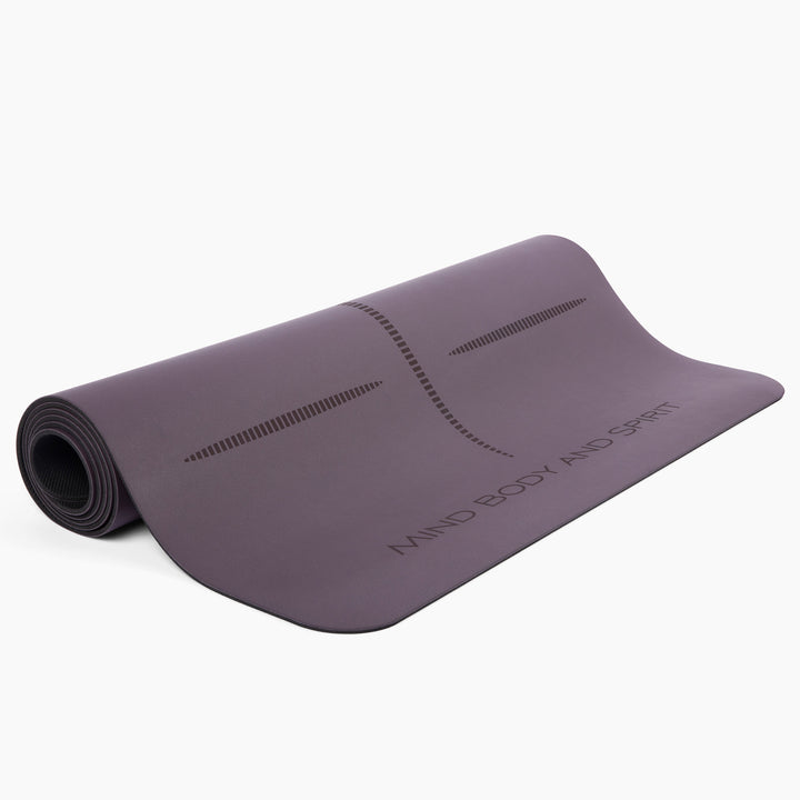 MIND BODY AND SPIRIT Yoga Mat Set - Midnight Purple